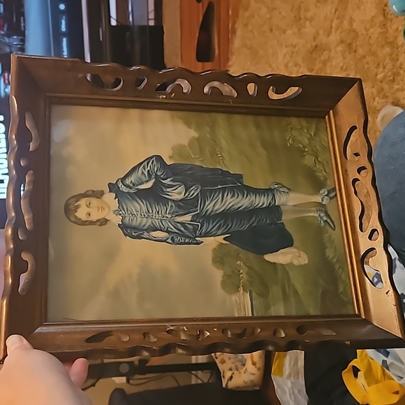 Vintage recreation of The Blue Boy by Thomas Gainsborough - Picture 1 of 5